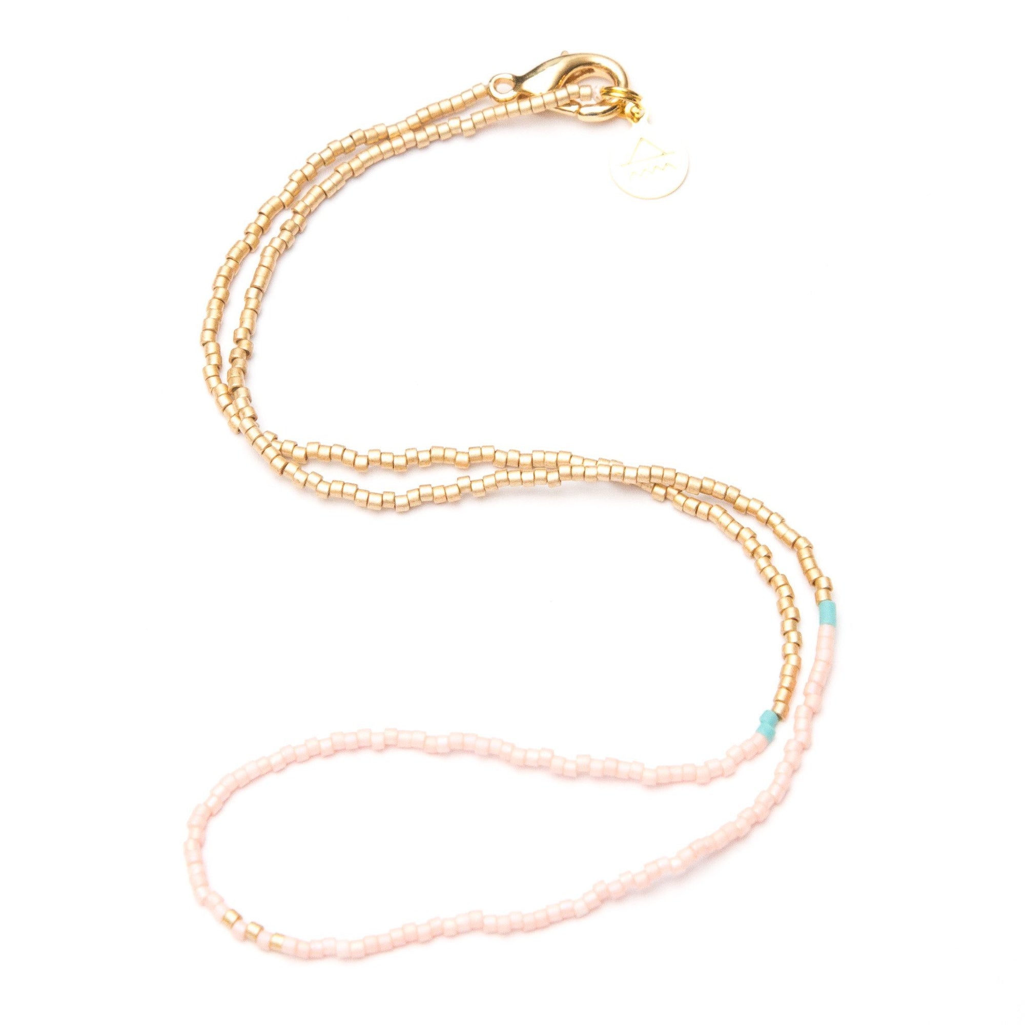 Light Coral Day at the Beach Necklace