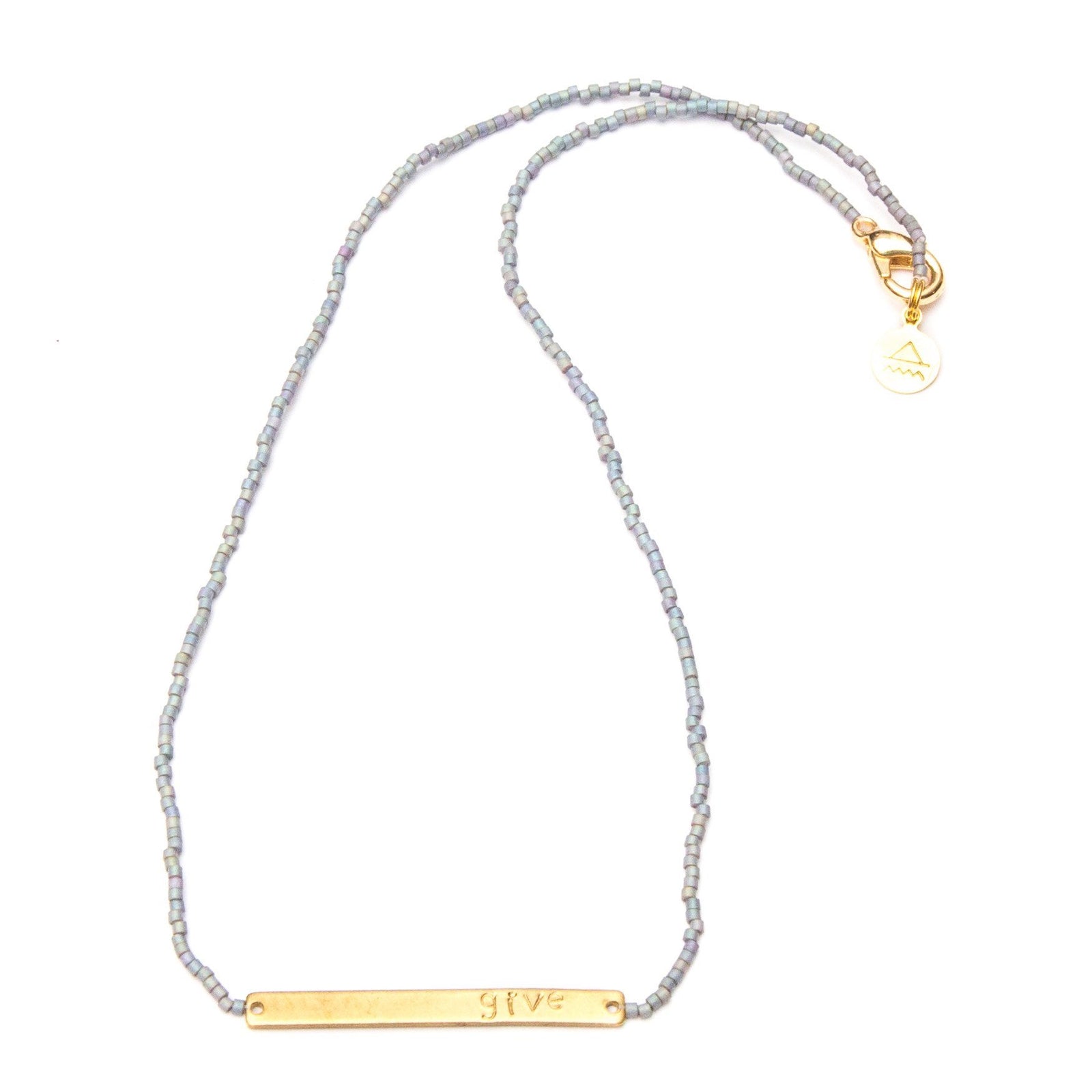 Denim GIVE Necklace