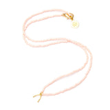 Light Coral Wishbone Necklace