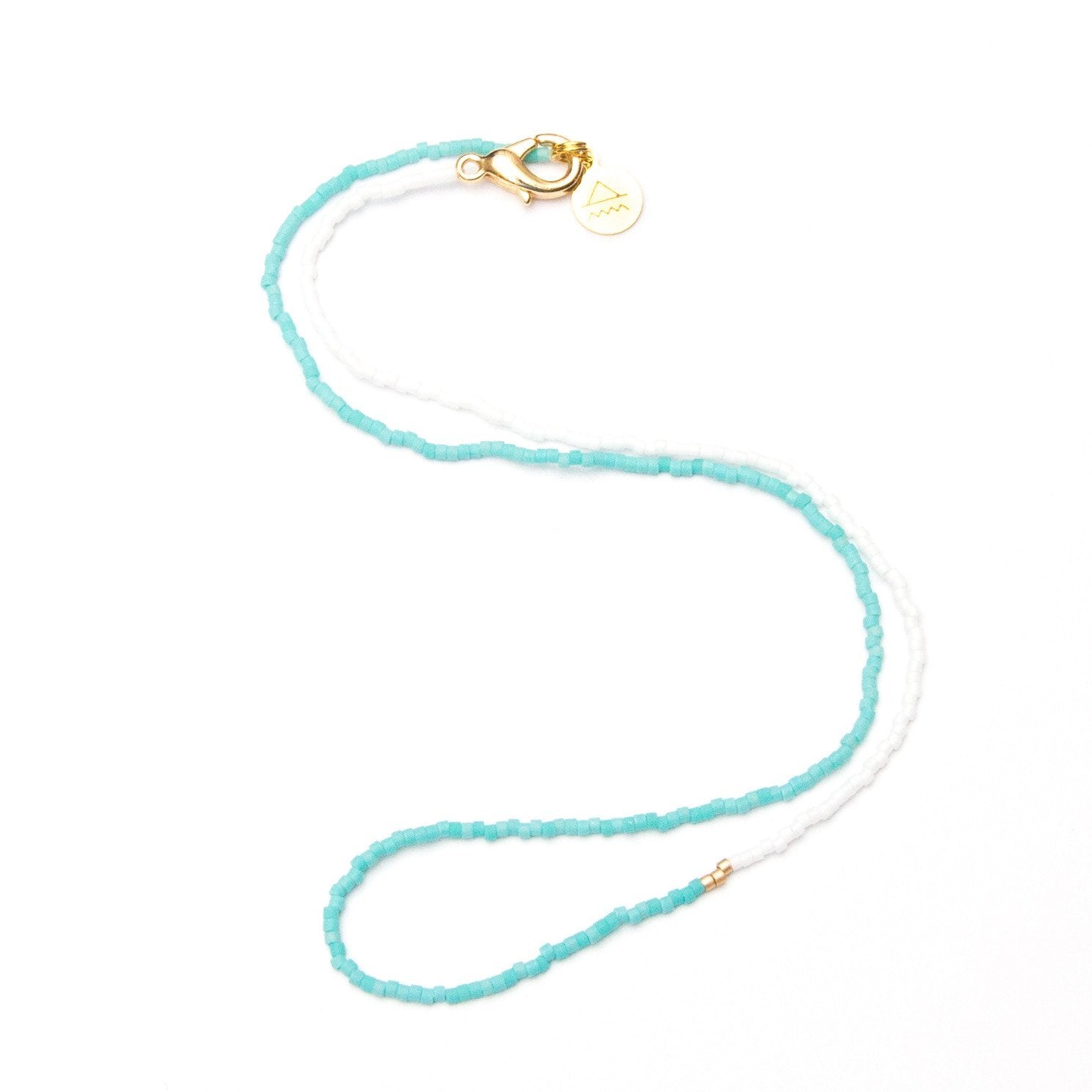 Teal Asymmetrical Necklace