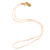 Light Coral Simple Statement Necklace