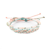 Soft Pink & Grey Bracelet Stack
