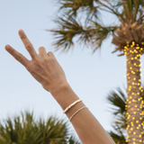 Silver & Rose Gold Shine Bright Bracelet