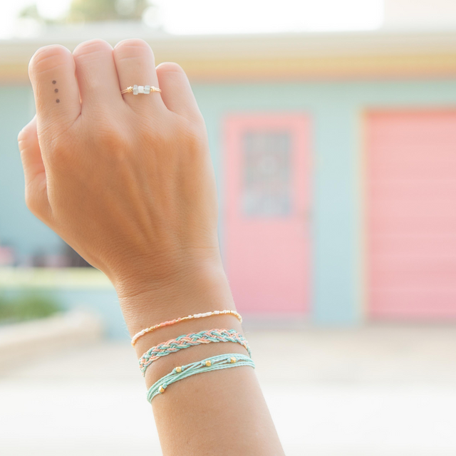 Soft Sunrise Bracelet Stack