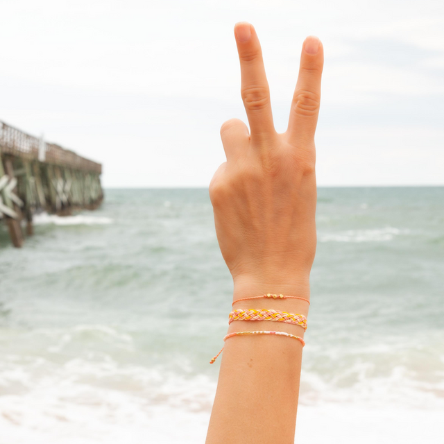Pink Lemonade Bracelet Stack