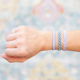 Denim Candy Stripe Friendship Bracelet