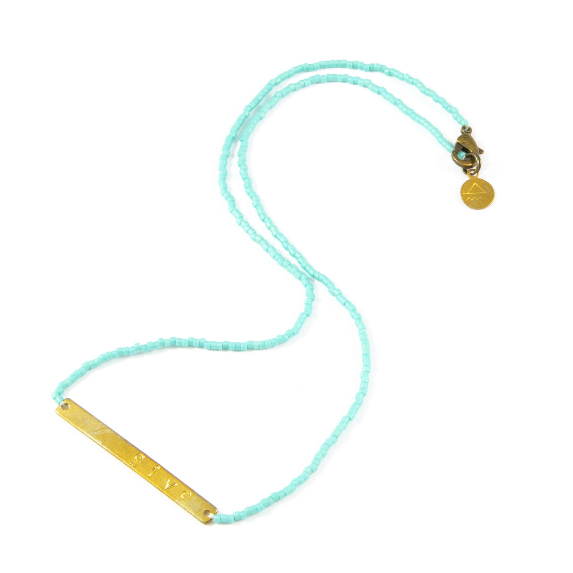 Teal GIVE Necklace