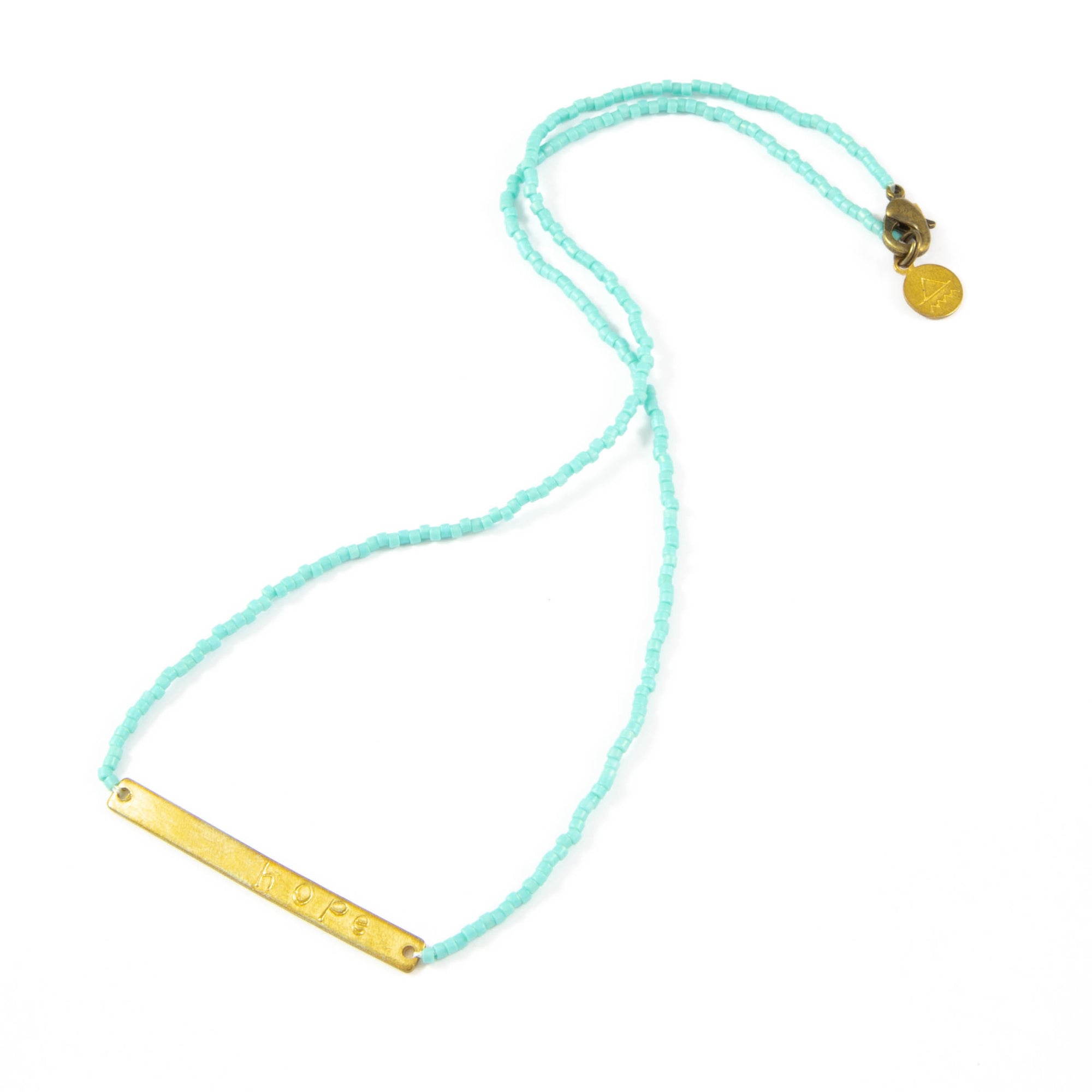 Teal HOPE Necklace