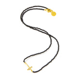 Black Cross Tiny Charm