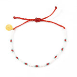 Bird of Paradise Dot Beaded Bracelet