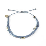 Denim Macua in Silver Bracelet