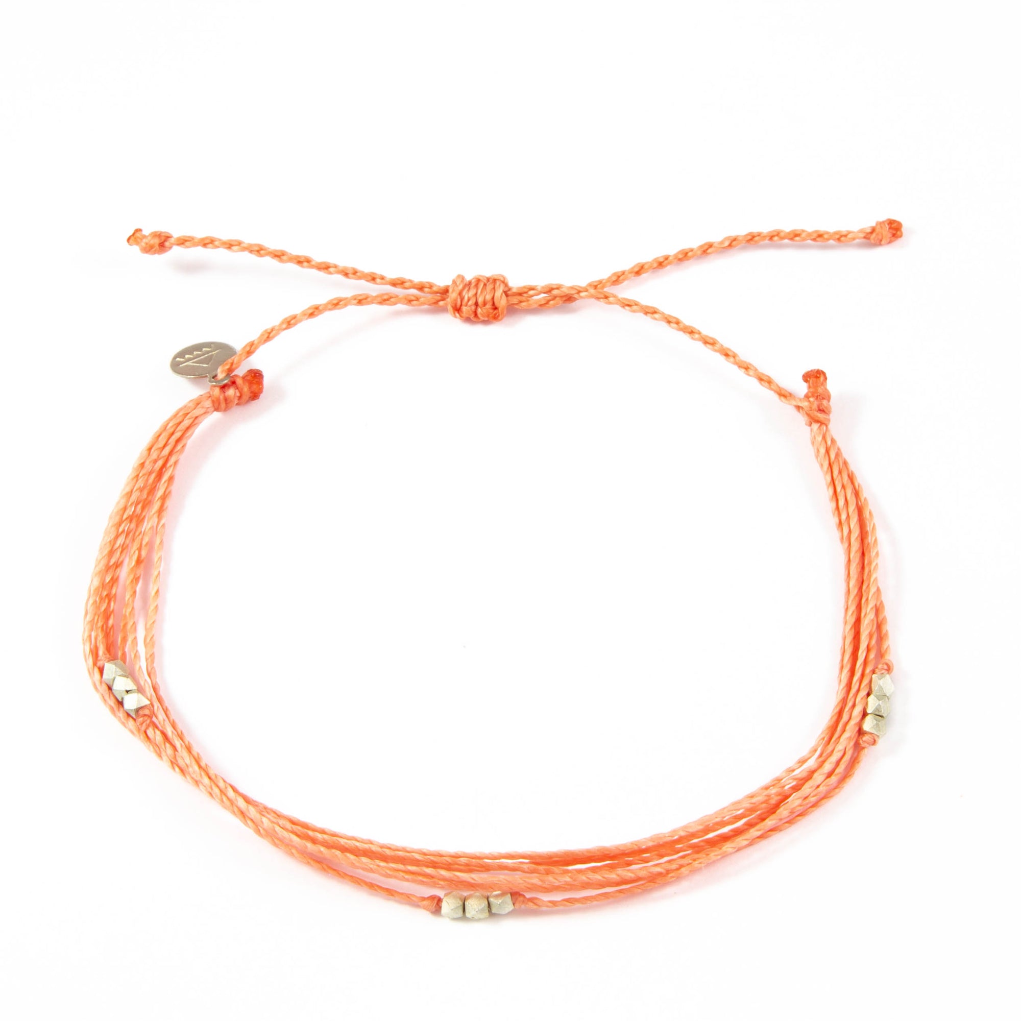 Coral Macua in Silver Anklet