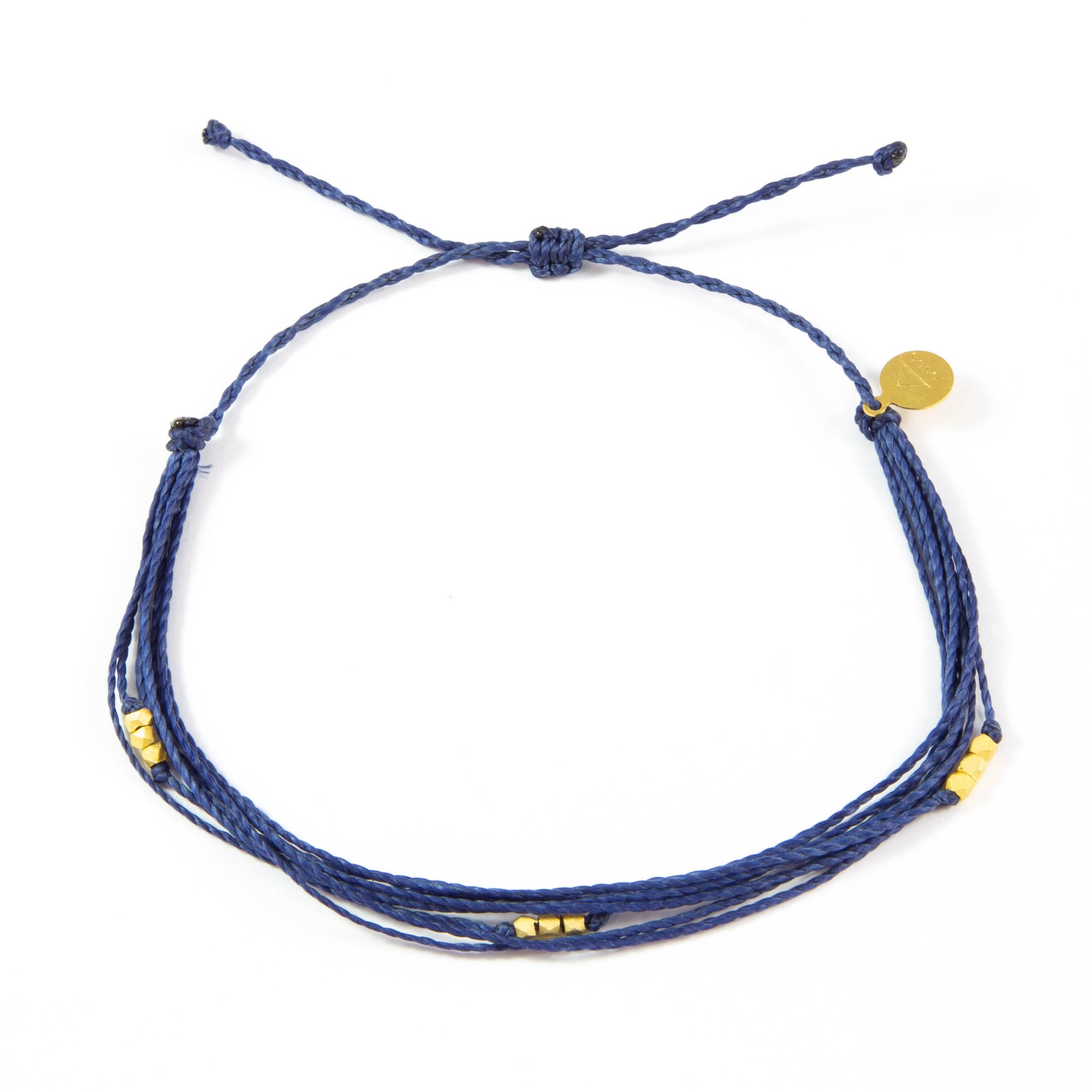 Navy Macua Anklet