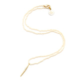 Cream Spike Necklace