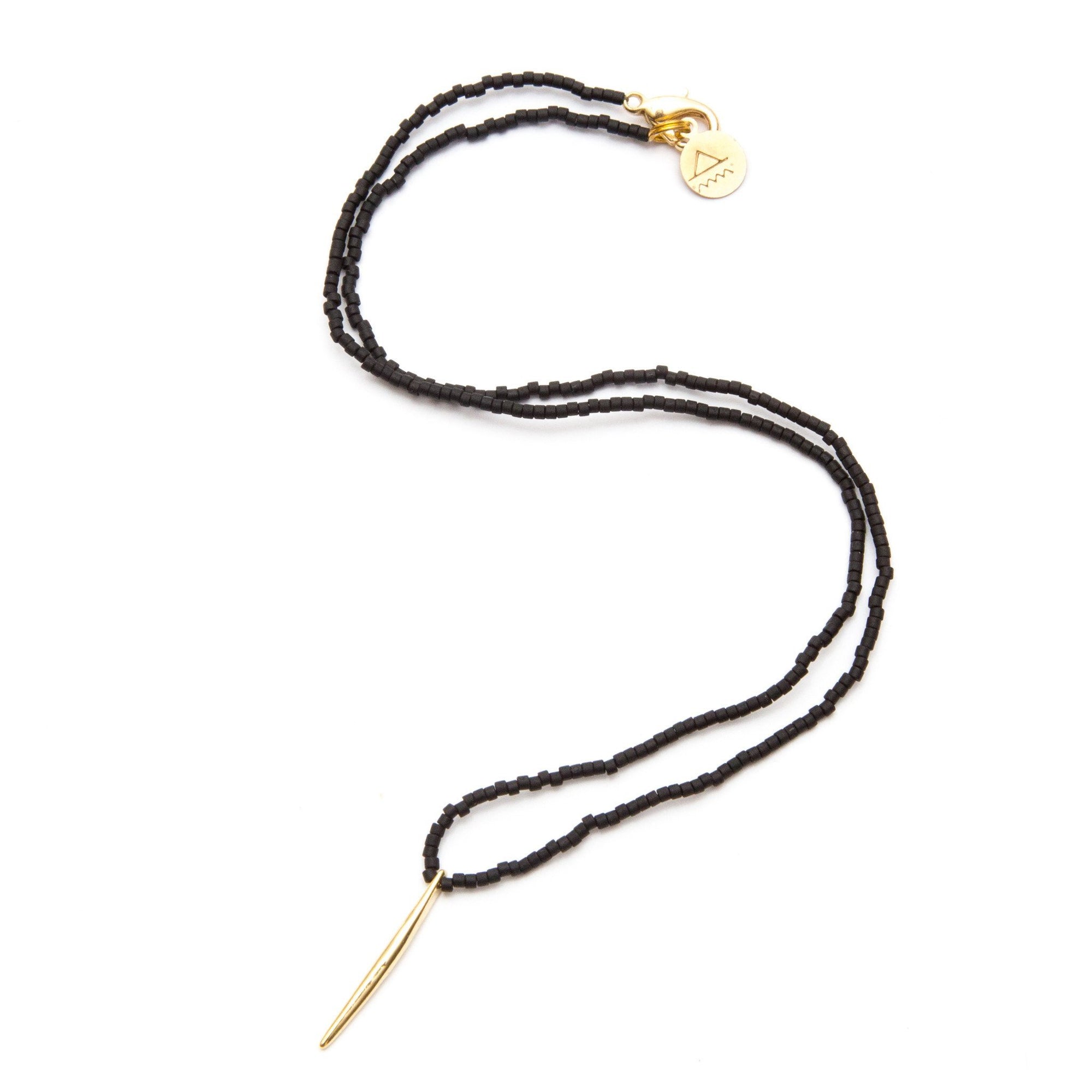 Black Spike Necklace