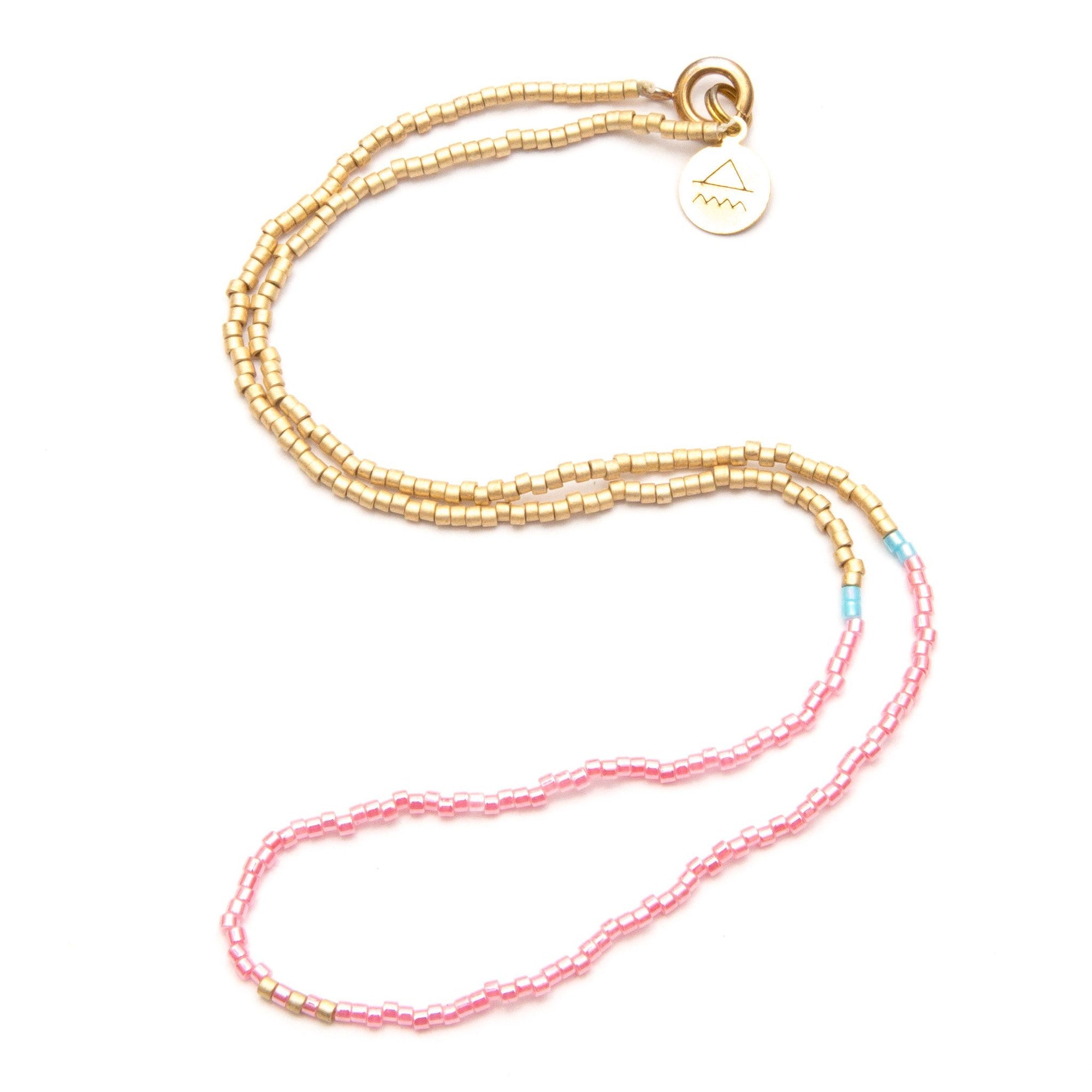 Pearl Pink Day at the Beach Necklace