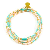 Coral, Teal, & Bright Gold Multiway