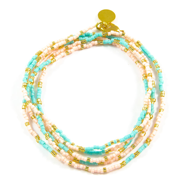 Coral, Teal, & Bright Gold Multiway