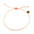 Coral Barely Beaded Anklet